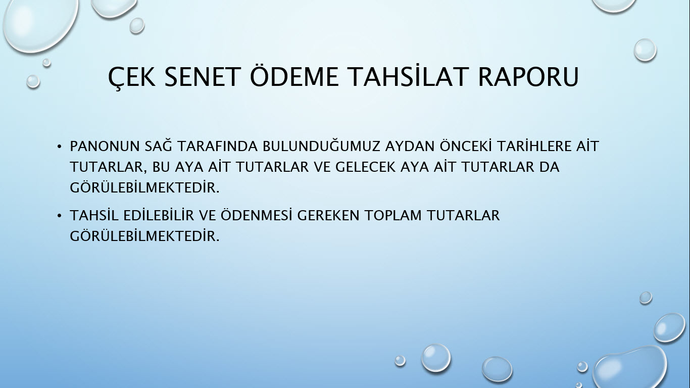 Logo Go 3 Kullananlar İşletme Yöneticileri İçin Haftalık Ödeme Tahsilat Raporu Excel Ortamında - Ozan Bilgisayar Ticari Yazılım Danışmanlık