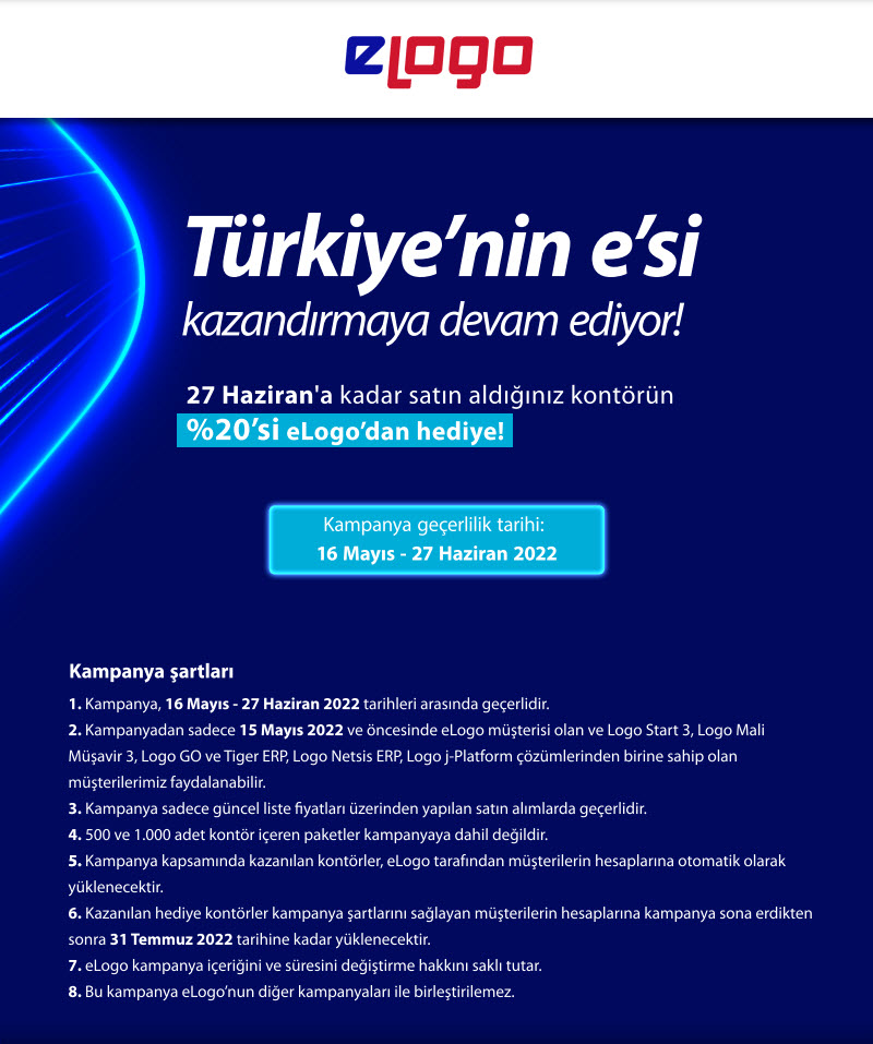 eLogo Kontör Kampanyası - Ozan Bilgisayar Ticari Yazılım Danışmanlık Logo Diyarbakır bayisi