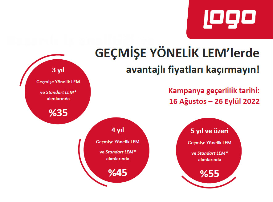 Logo Erp Ürünlerinde Geçmişe Yönelik Lem Kampanyası - Ozan Bilgisayar Ticari Yazılım Danışmanlık Diyarbakır Logo Bayisi